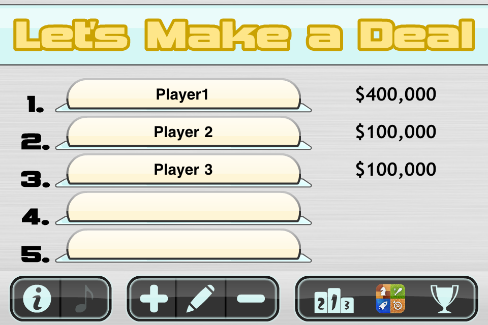 Screenshot Let's Make a Deal – Game Screenshot Let's Make a Deal – Game